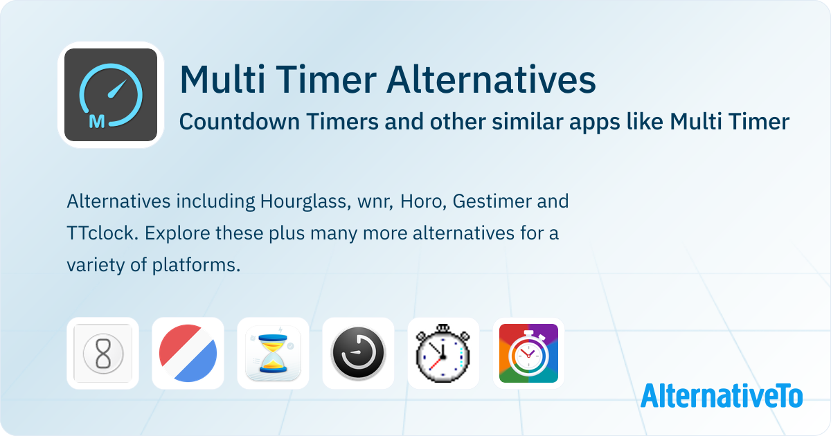 Multi Timer Alternatives: Top 15 Countdown Timers & Similar Apps ...