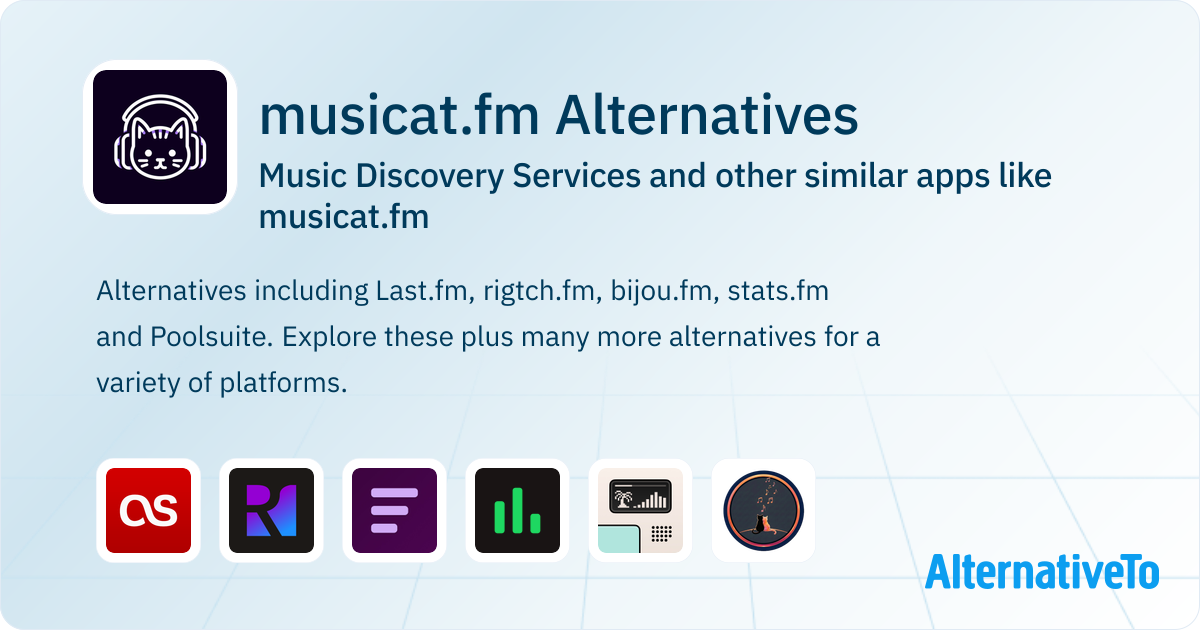Musicat musicat.fm Alternatives: Top 7 Music Discovery Services & Similar Apps ...