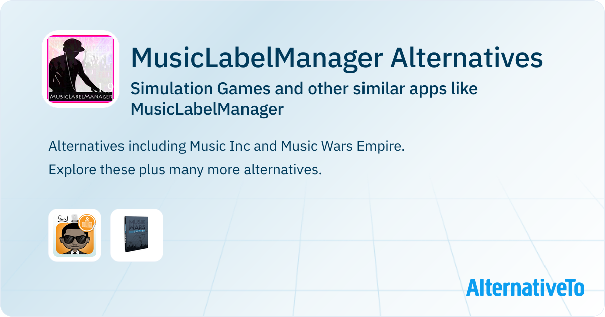 Record Label Simulator MusicLabelManager Alternatives: Top 2 Simulation & Similar Games ...