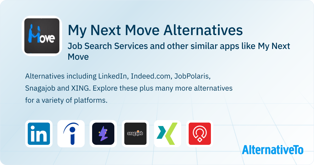 Mynextmove My Next Move Alternatives: Top 17 Job Search Services & Similar ...