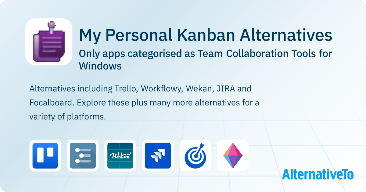 My Personal Kanban Alternatives for Windows: Top 18 Team Collaboration ...