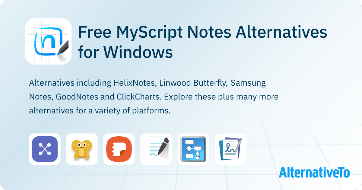 Free MyScript Notes Alternatives for Windows: Top 7 Note-taking Tools ...