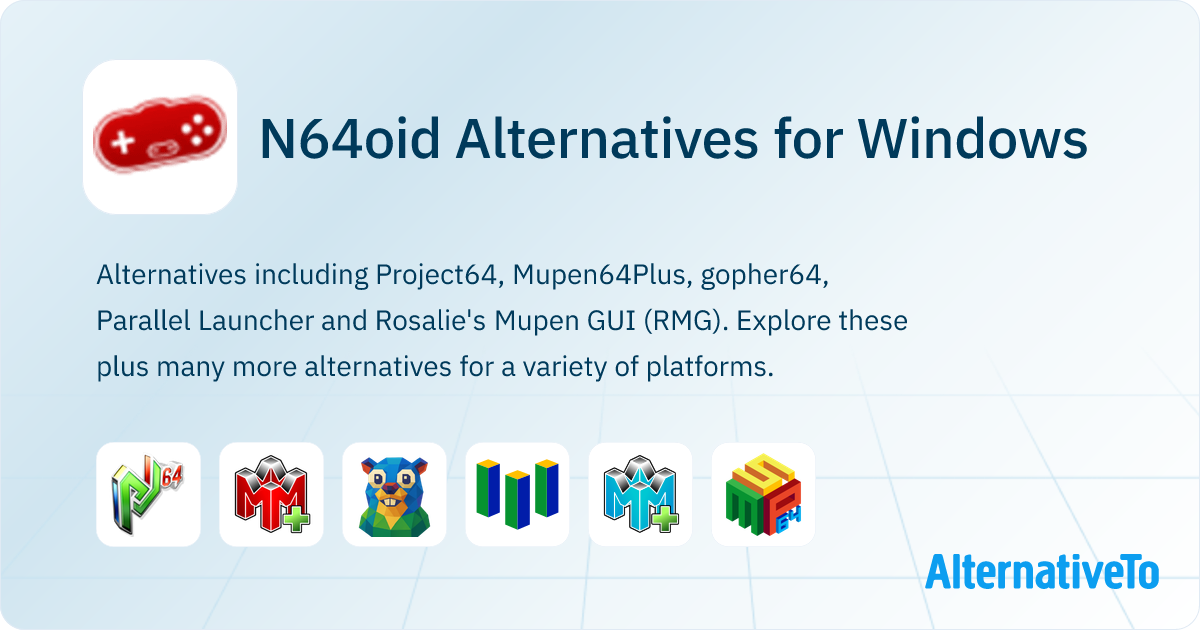 N64oid Alternatives for Windows: Top 8 Game Emulators & Similar Apps ...