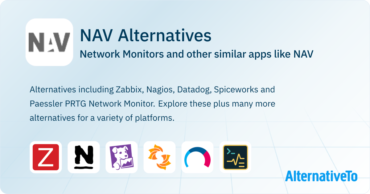 NAV Alternatives: Top 12 Network Monitors & Similar Apps | AlternativeTo