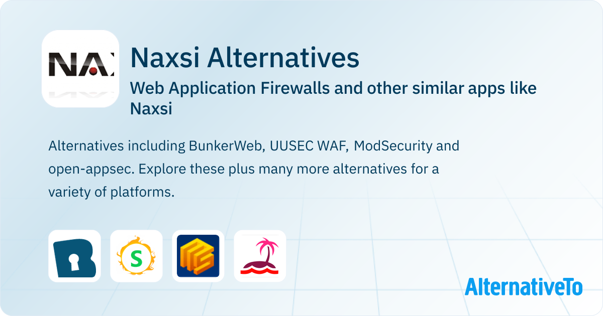 Naxsi Alternatives: Top 4 Web Application Firewalls & Similar Apps ...