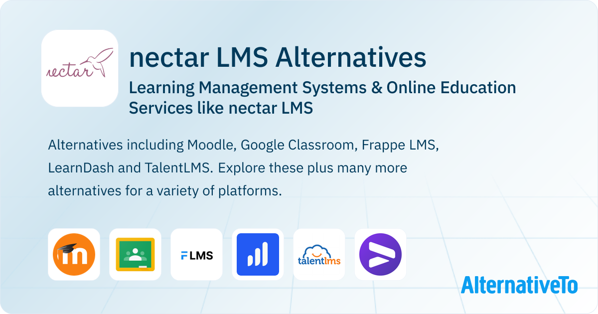 Nectar Program nectar LMS Alternatives: Top 10 Learning Management Systems | AlternativeTo