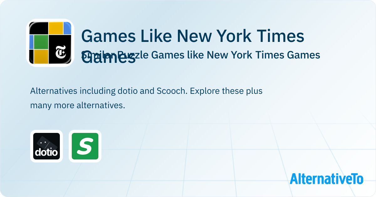 Games Like New York Times Games Similar Puzzle Games 2026 New York Times Games 