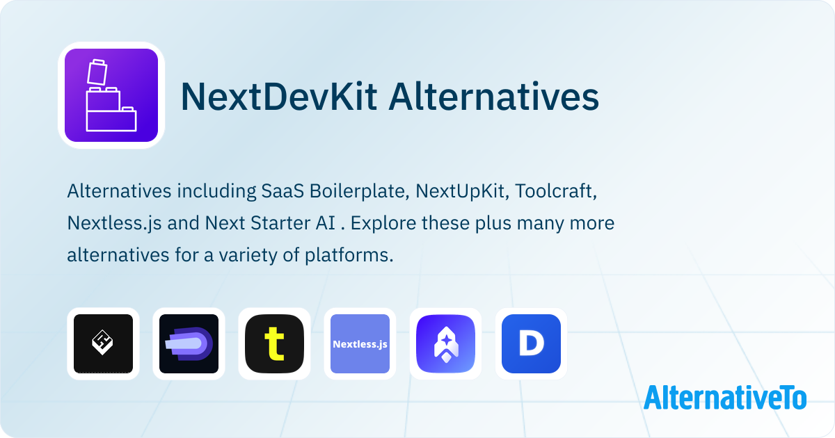 NextDevKit Alternatives - Explore Similar Sites & Apps | AlternativeTo