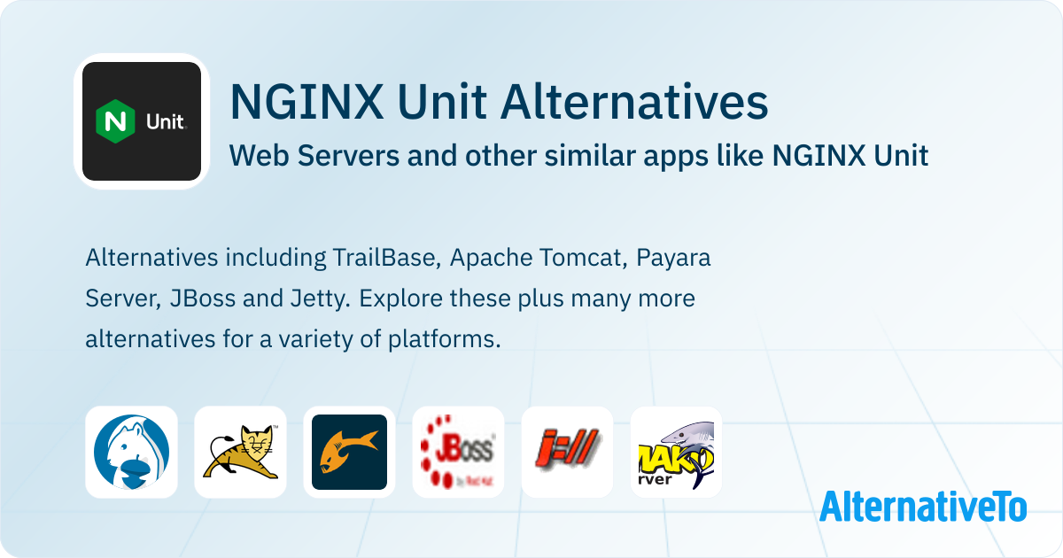 NGINX Unit Alternatives: Top 13 Web Servers & Similar Apps | AlternativeTo