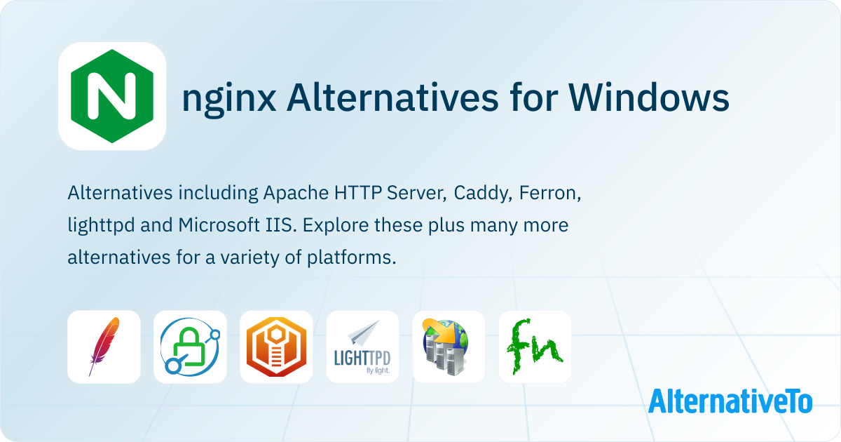 nginx Alternatives for Windows: Top 12 Web Servers | AlternativeTo