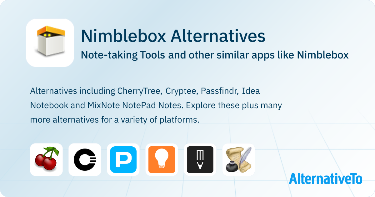 Nimble Box Nimblebox Alternatives: Top 14 Note-taking Tools & Similar Apps ...