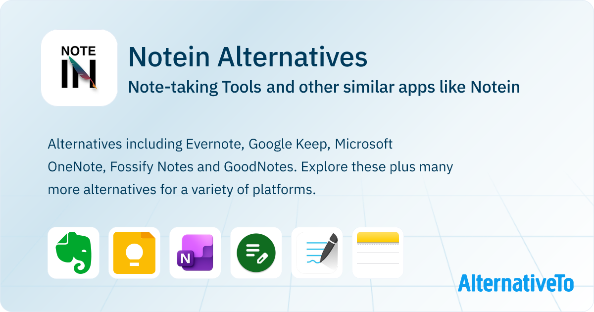 Notein Alternatives: Top 21 Note-taking Tools & Similar Apps ...