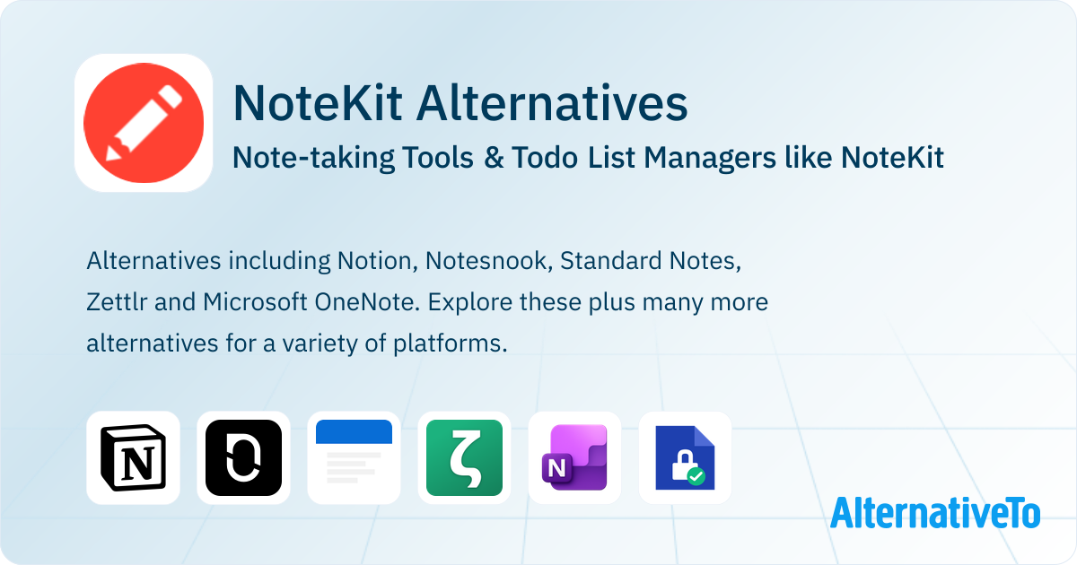 NoteKit Alternatives: Top 12 Note-taking Tools | AlternativeTo