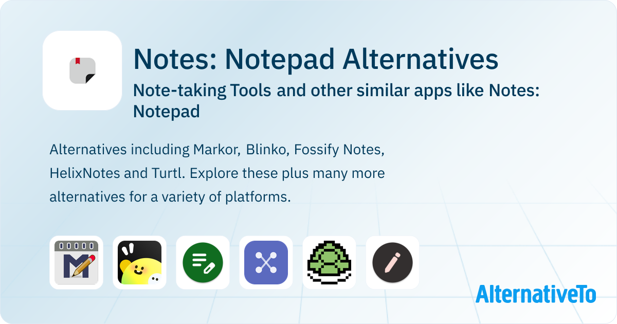 Notes: Notepad Alternatives: Top 12 Note-taking Tools & Similar Apps ...