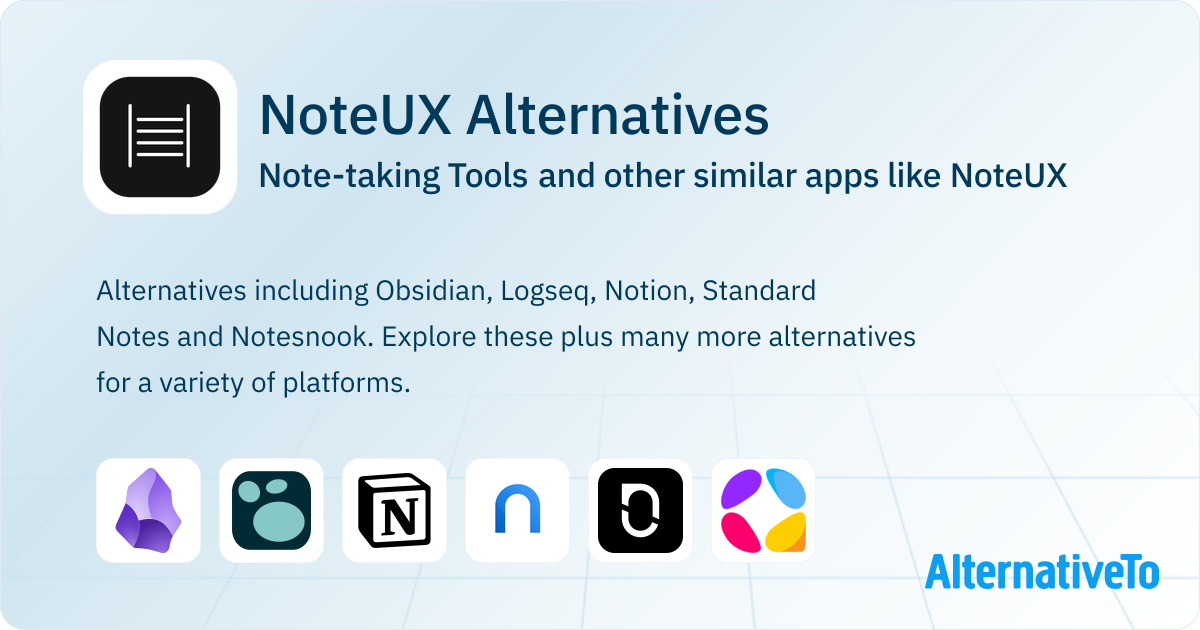 NoteUX Alternatives: Top 24 Note-taking Tools & Similar Apps ...