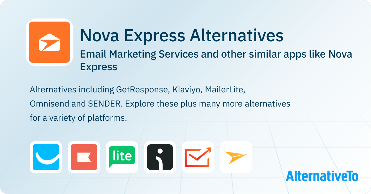 Nova Express Alternatives: Top 9 Email Marketing Services & Similar ...