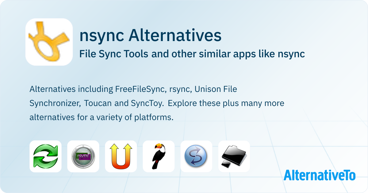 nsync Alternatives: Top 12 File Sync Tools & Similar Apps | AlternativeTo