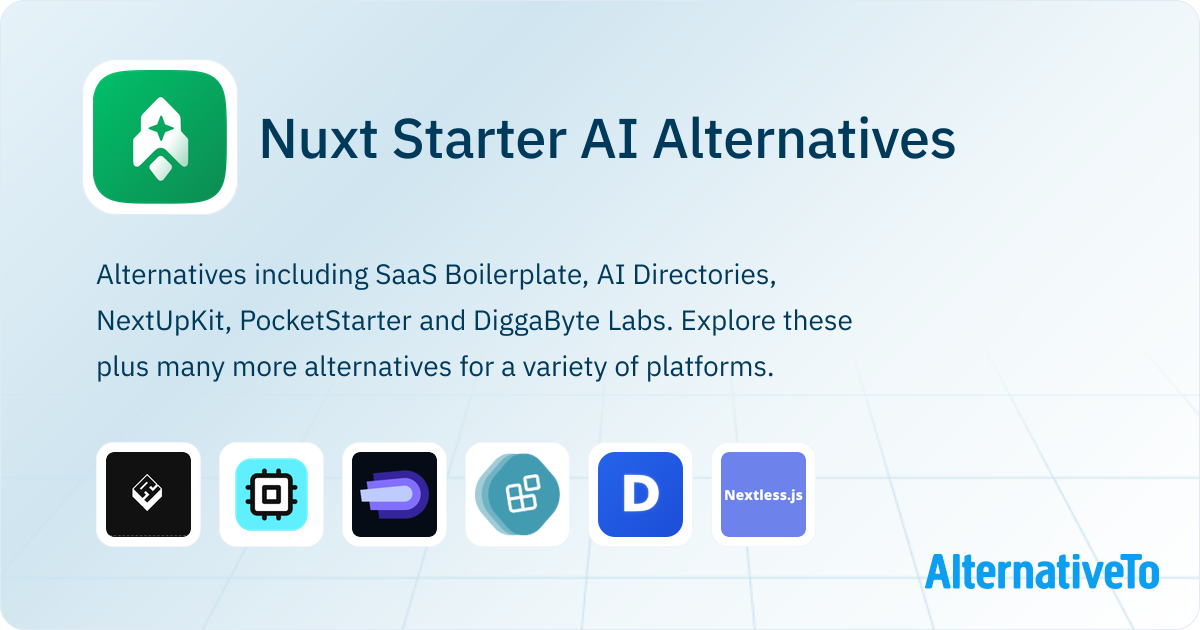Nuxt Starter AI Alternatives - Explore Similar Sites & Apps | AlternativeTo