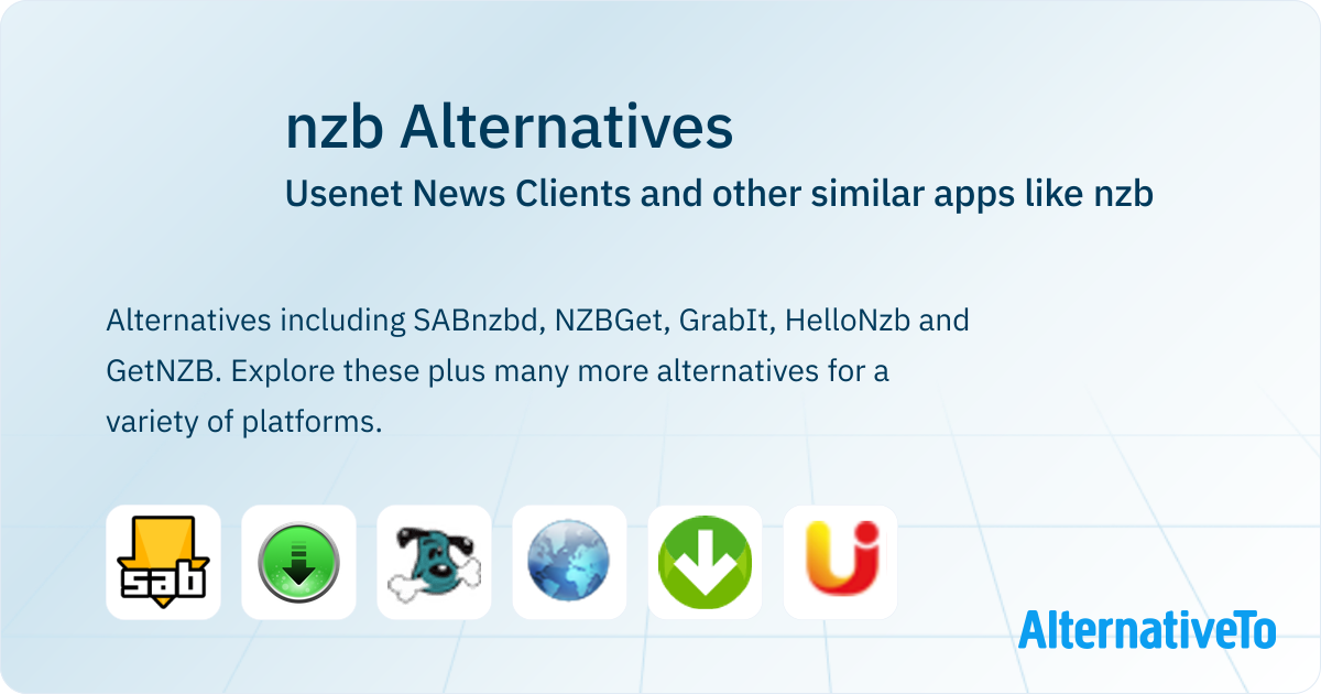 nzb Alternatives: Top 12 Usenet News Clients & Similar Apps | AlternativeTo