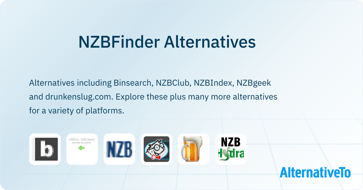 NZBFinder Alternatives - Explore Similar Sites & Apps | AlternativeTo