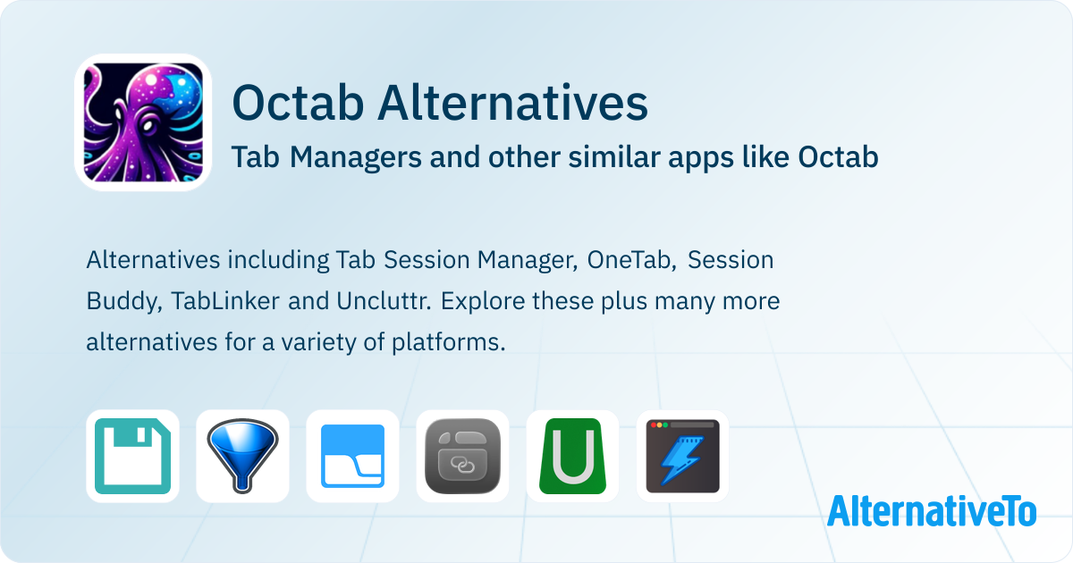Octab Alternatives: Top 17 Tab Managers & Similar Apps | AlternativeTo
