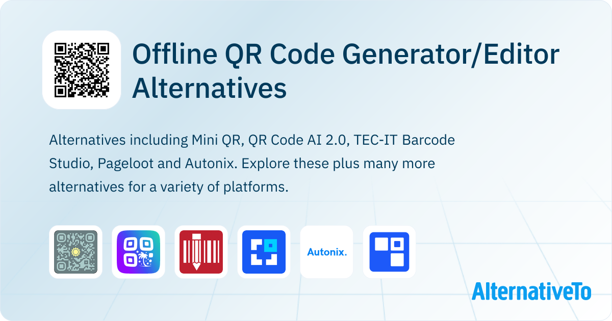 Offline QR Code Generator/Editor Alternatives - Explore Similar Apps ...