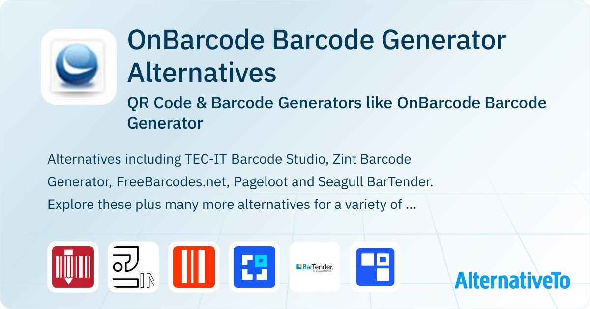 OnBarcode Barcode Generator Alternatives: Top 12 QR Code Generators ...