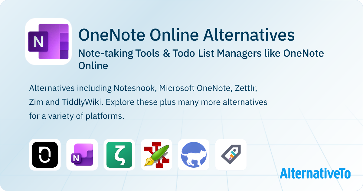OneNote Online Alternatives: Top 12 Note-taking Tools | AlternativeTo