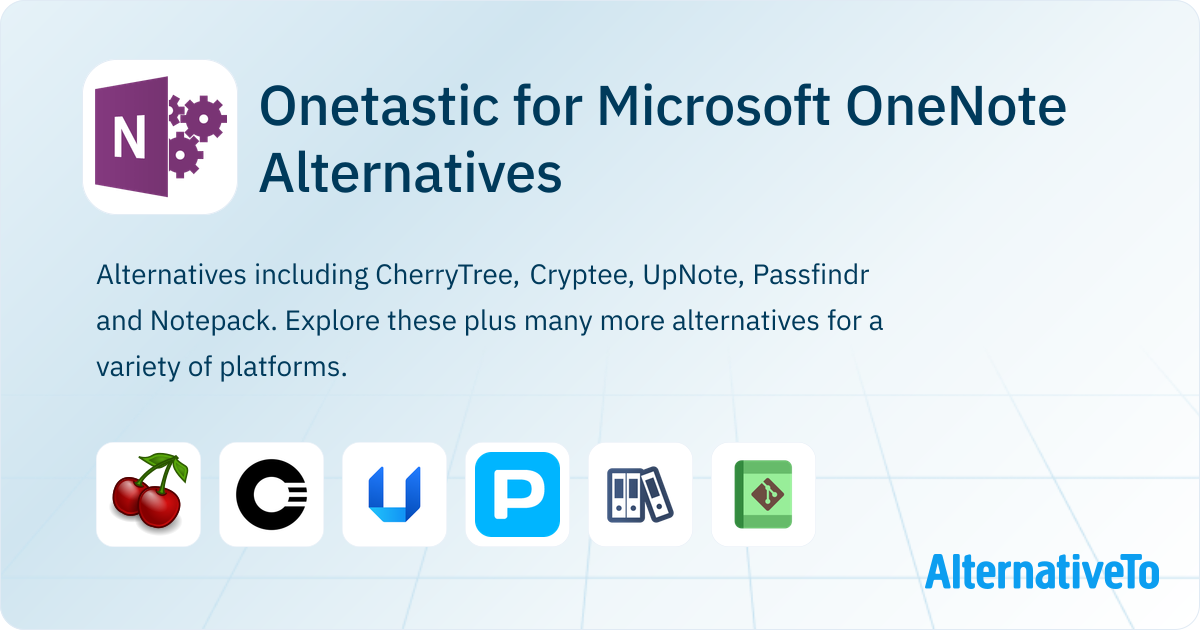 for Microsoft OneNote Alternatives Explore Similar Software