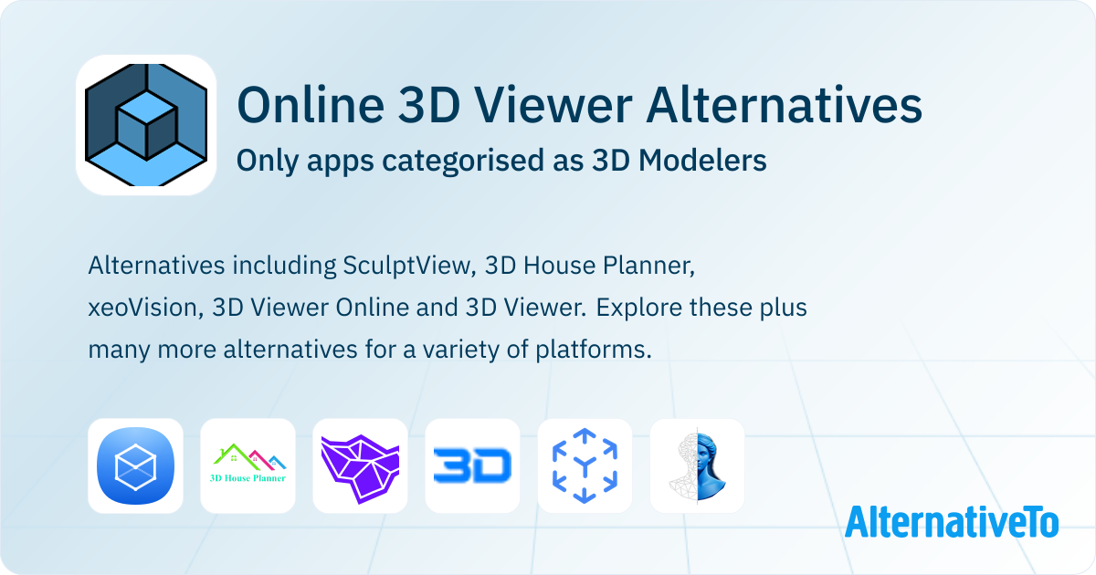Online 3D Viewer Alternatives: Top 6 3D Modelers | AlternativeTo