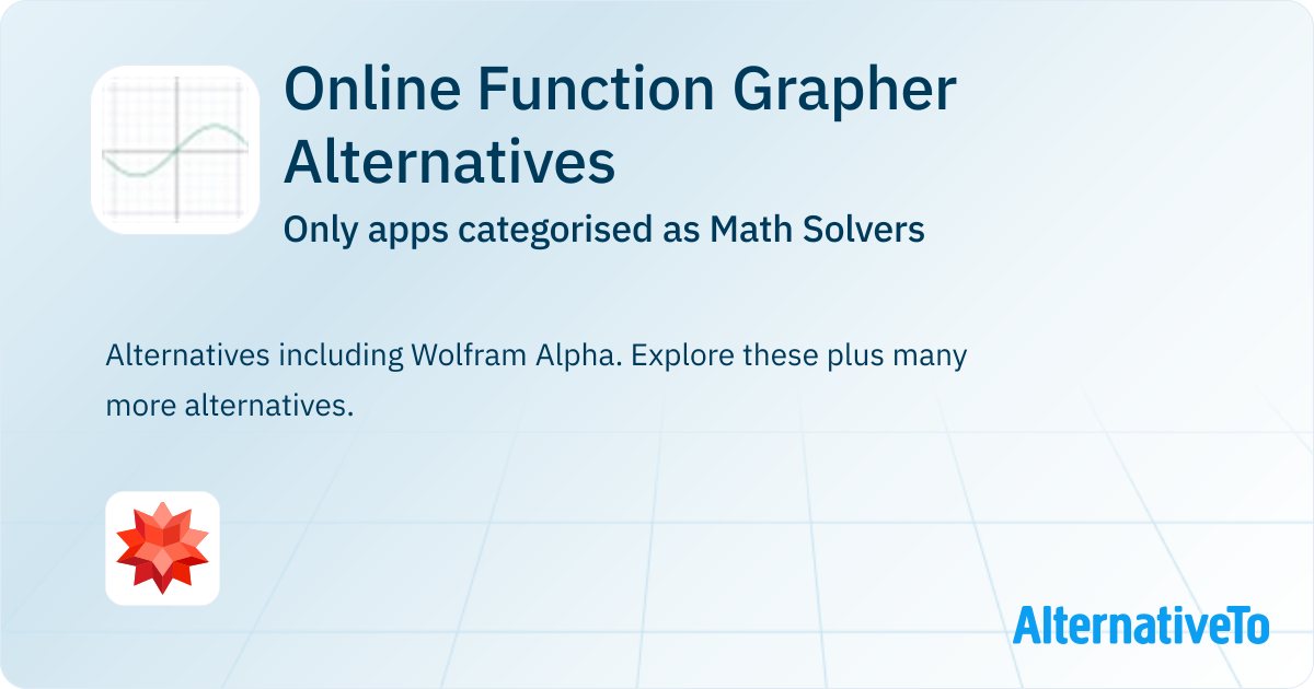 Online Function Grapher Alternatives: Top 1 Math Solvers | AlternativeTo