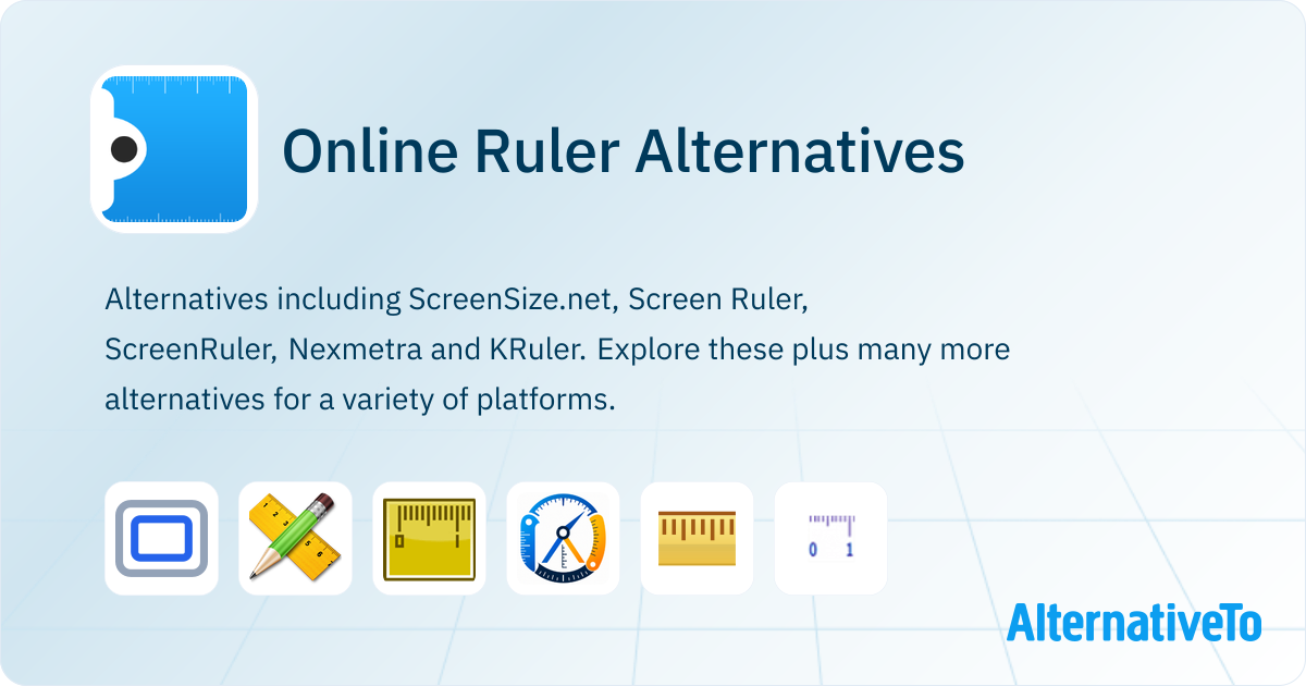 Wirtual Ruler Online Ruler Alternatives - Explore Similar Sites & Apps | AlternativeTo