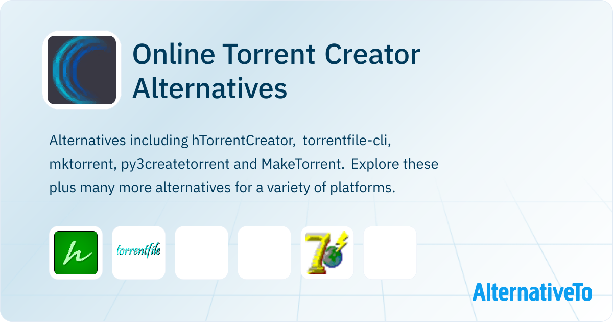 Online Torrent Creator Alternatives - Explore Similar Sites & Apps ...
