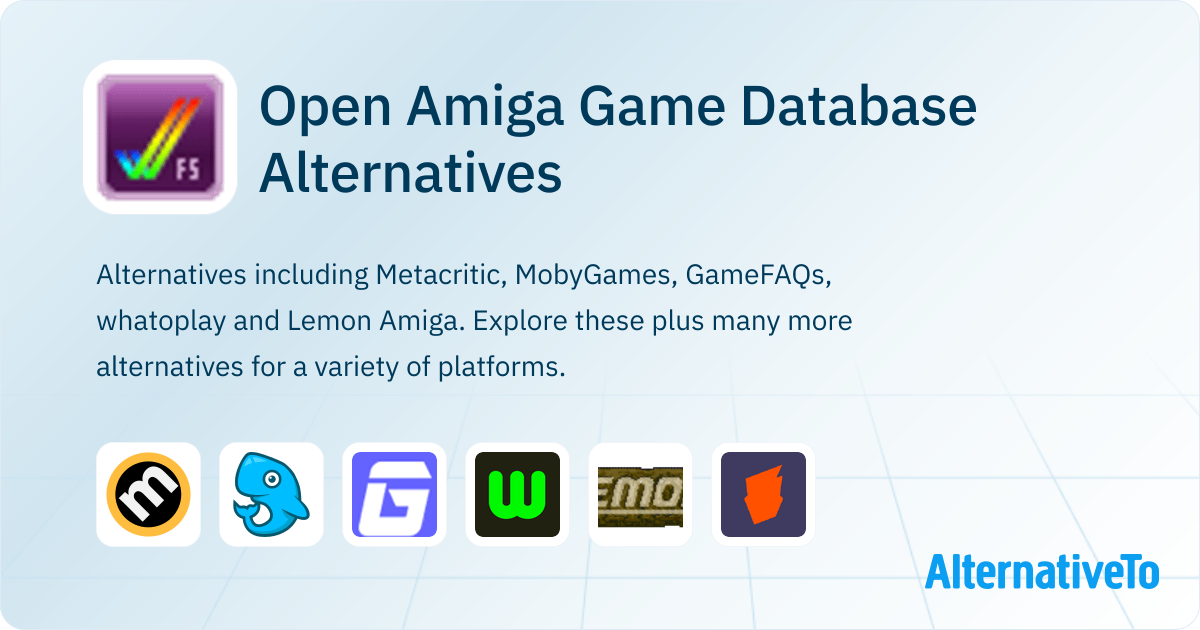 Open Amiga Game Database Alternatives - Explore Similar Sites & Apps ...