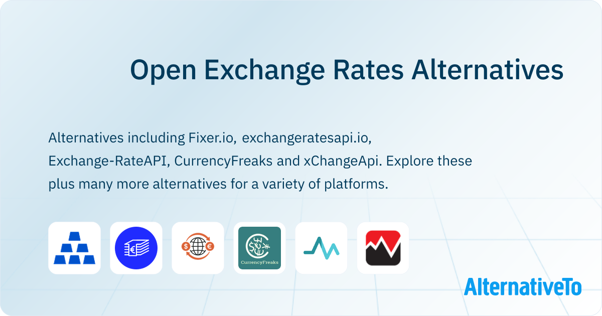 Open Exchange Rates Alternatives - Explore Similar Sites & Apps ...