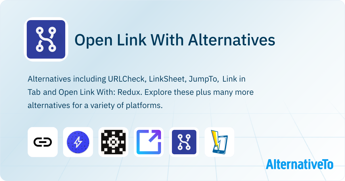 Open Link With Alternatives - Explore Similar Apps | AlternativeTo