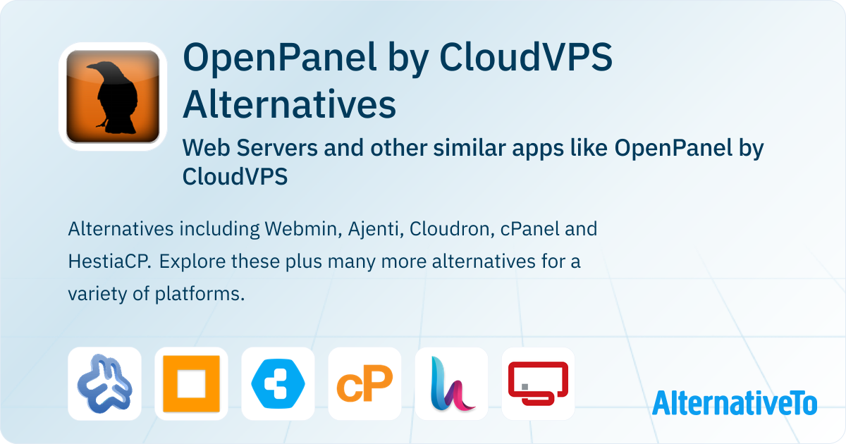Openpanel OpenPanel by CloudVPS Alternatives: Top 12 Web Servers & Similar Apps ...