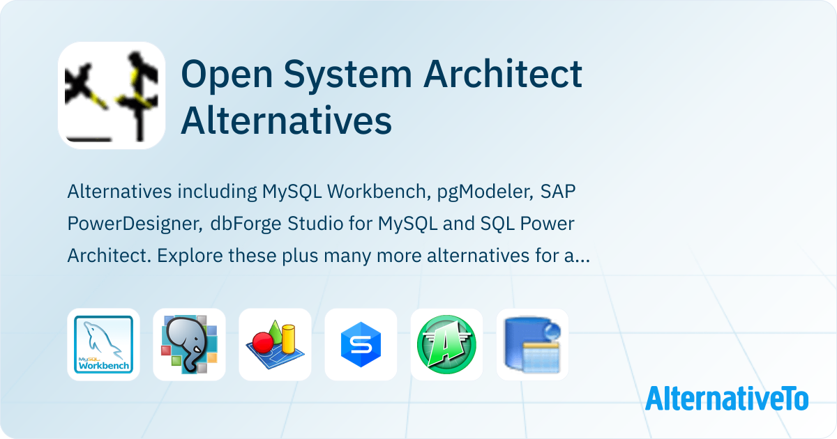 Open System Architect Alternatives - Explore Similar Software ...