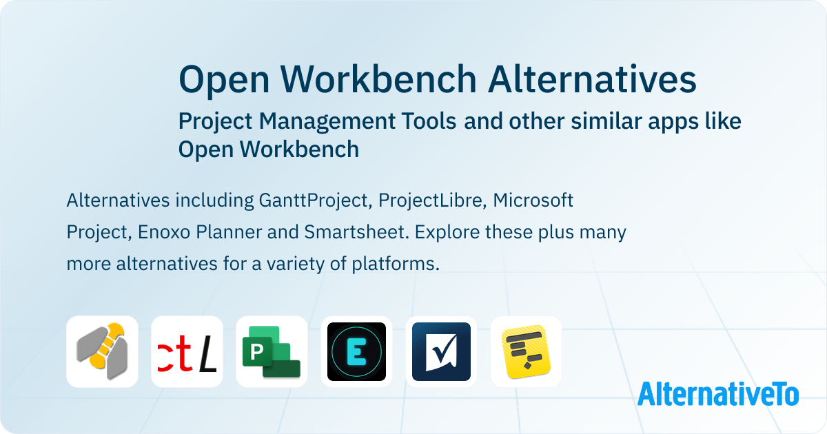 Open Workbench Alternatives: Top 12 Project Management Tools & Similar ...