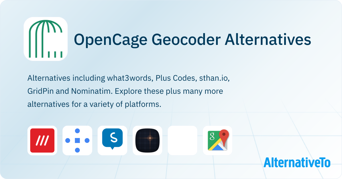 OpenCage Geocoder Alternatives - Explore Similar Sites & Apps ...