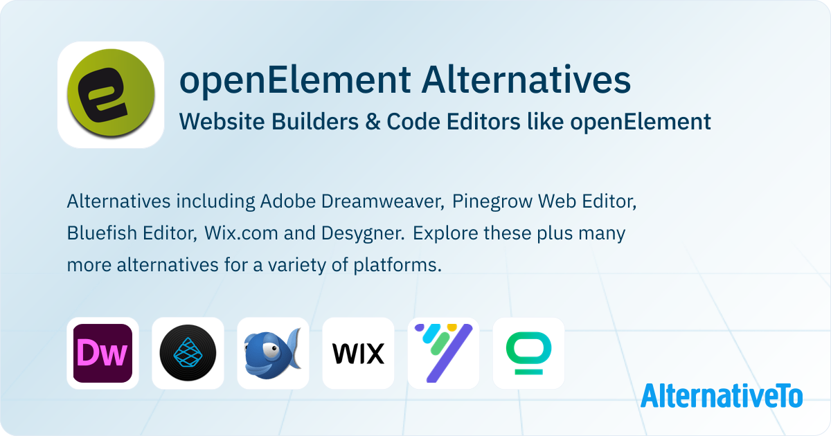 openElement Alternatives: Top 12 Website Builders | AlternativeTo