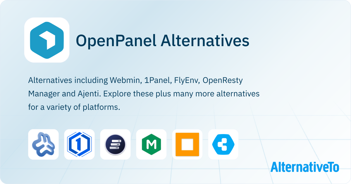 Openpanel OpenPanel Alternatives - Explore Similar Apps & Services | AlternativeTo