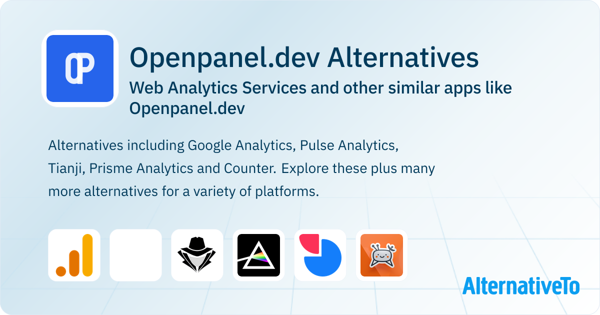 Openpanel Openpanel.dev Alternatives: Top 12 Web Analytics Services & Similar ...