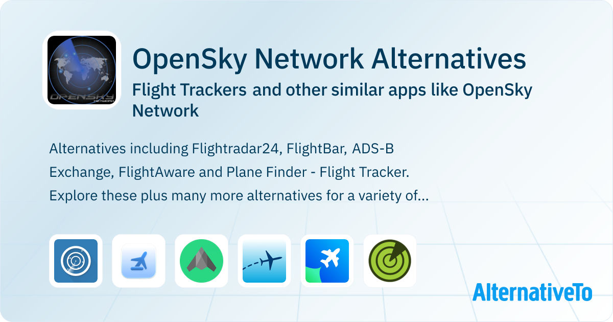 OpenSky Network Alternatives: Top 14 Flight Trackers & Similar Apps ...