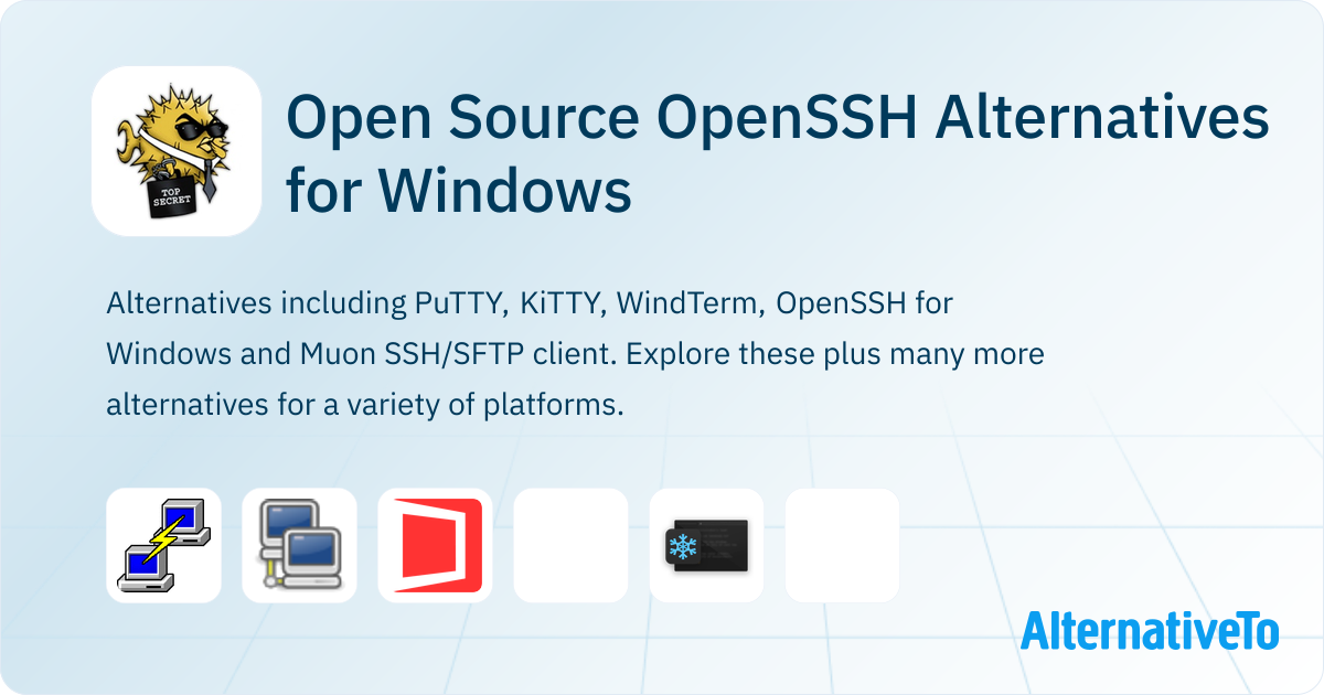 Open Source OpenSSH Alternatives for Windows: Top 12 SSH Clients ...