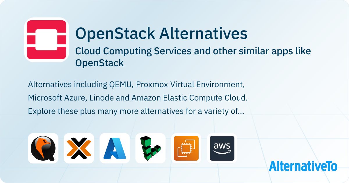 OpenStack Alternatives: Top 12 Cloud Computing Services & Similar Apps ...