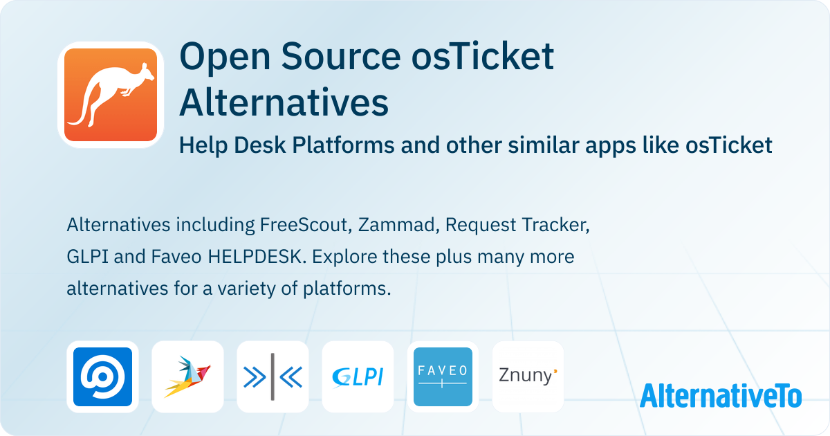 Open Source osTicket Alternatives: Top 20 Help Desk Platforms ...