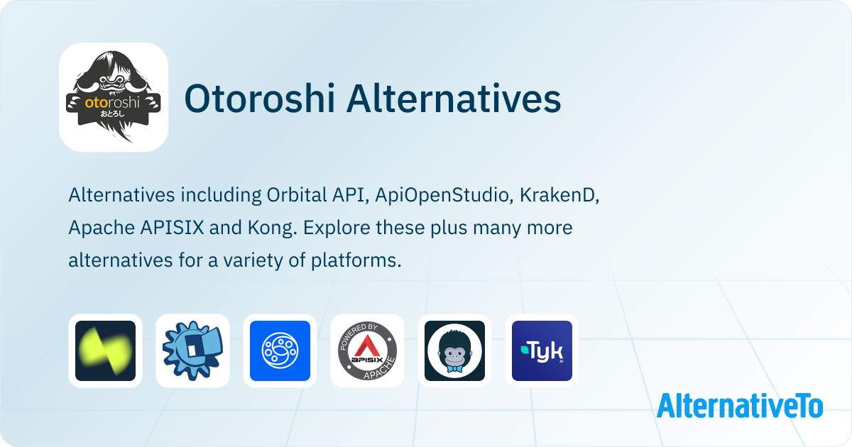 Pretty Otoroshi Otoroshi Alternatives - Explore Similar Sites & Apps | AlternativeTo