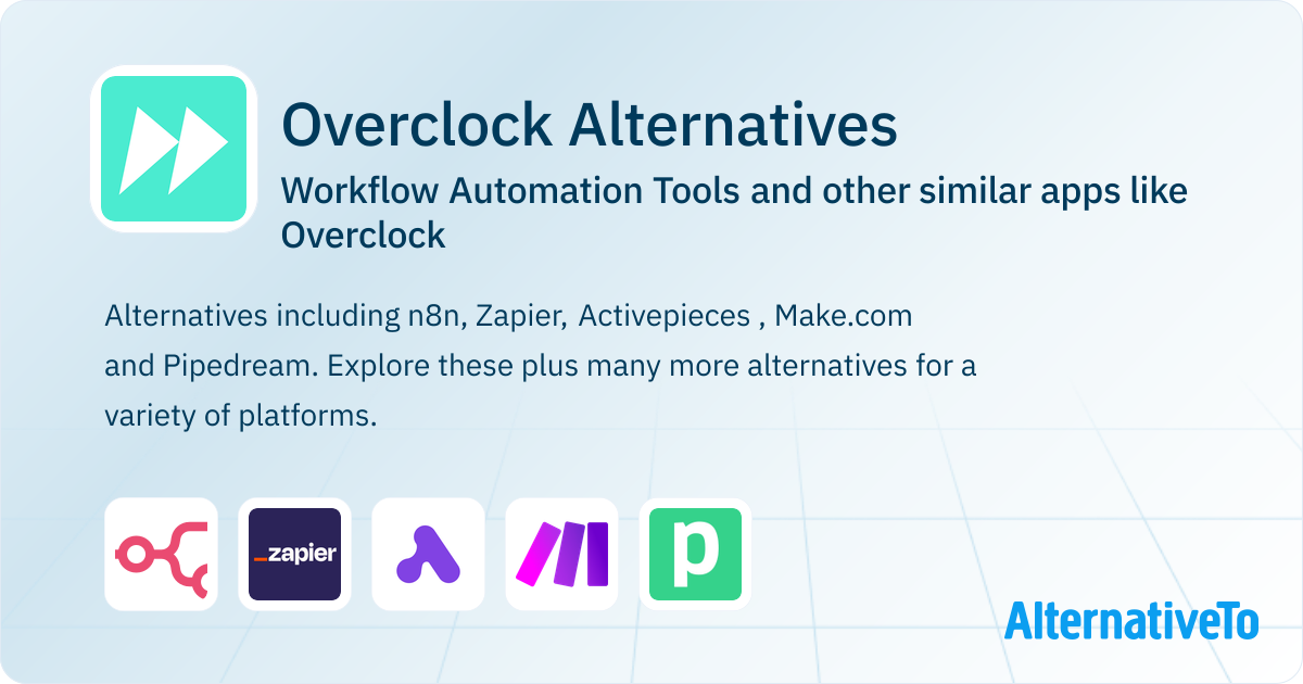 Application Over Clock Overclock Alternatives: Top 5 Workflow Automation Tools & Similar ...