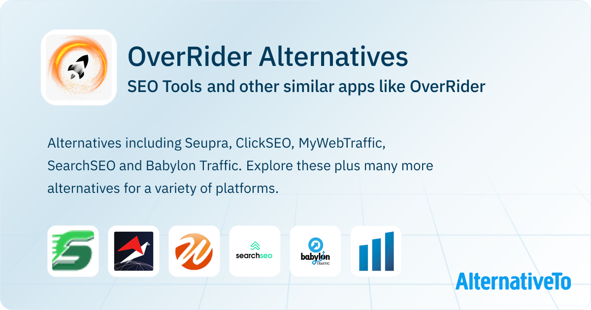OverRider Alternatives - Explore Similar Software | AlternativeTo